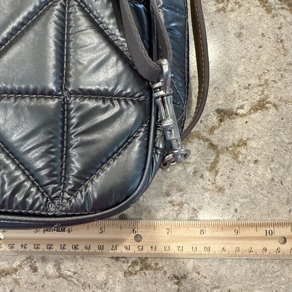 Twelvelittle Diaper Clutch Crossbody Diaper Bag Quilted‎ Metallic Gray - Picture 12 of 16